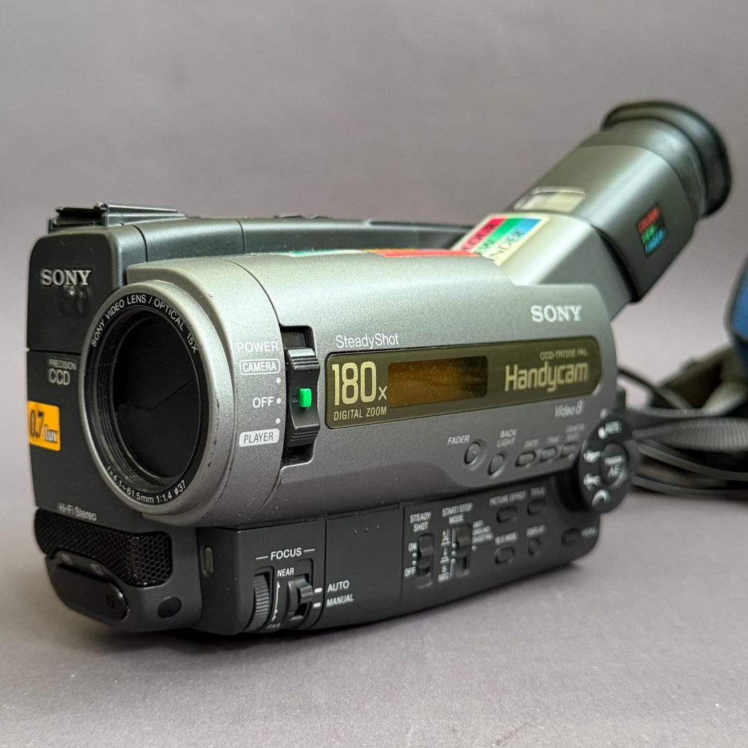 Sony Handcam CCD-TR720E: Video8 Camera Recorder (PAL) - Etsy