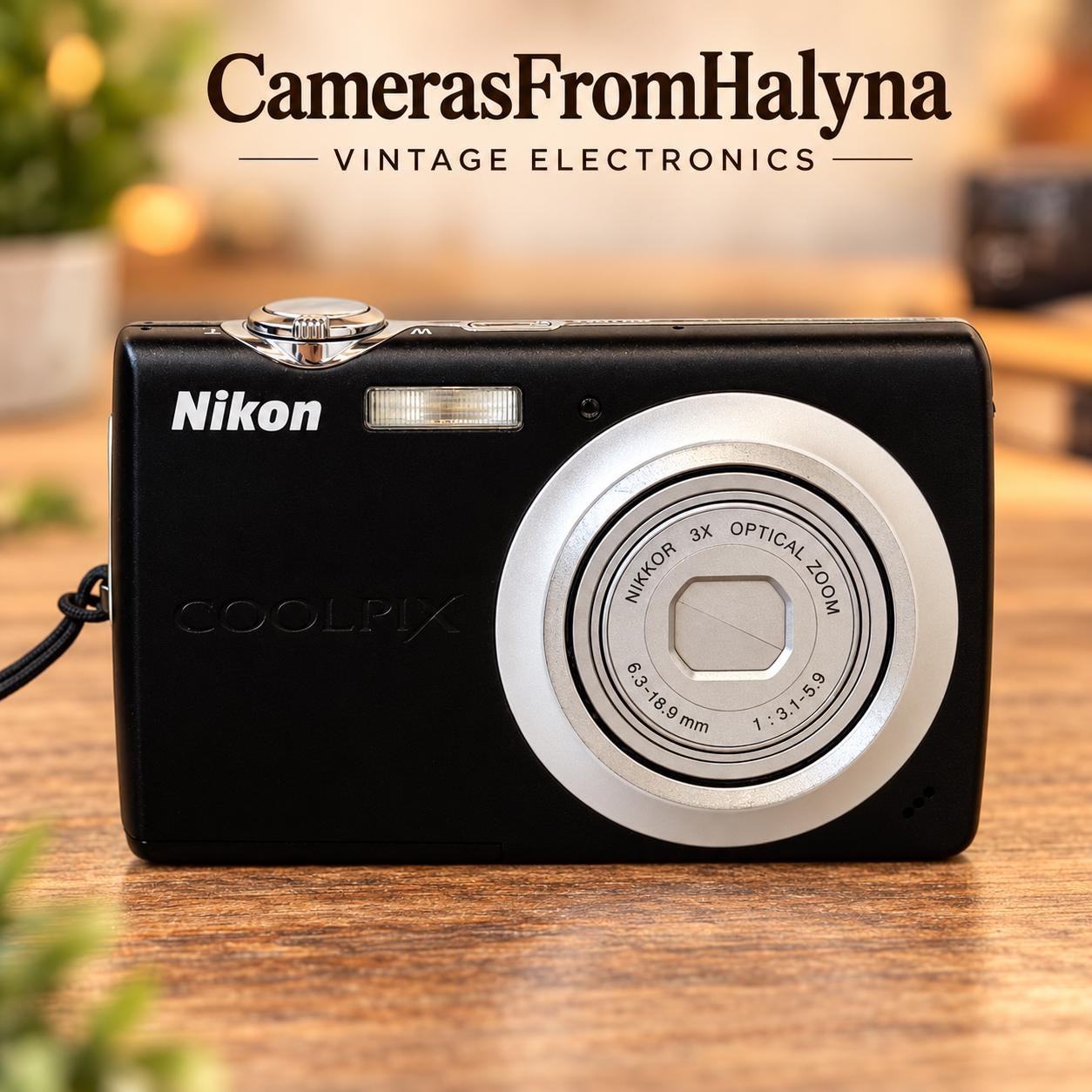 Nikon COOLPIX コンパクトデジタルカメラ　S203 ニコン COOLPIX S203 ビンテージデジタルカメラ 10MP / コンパクト