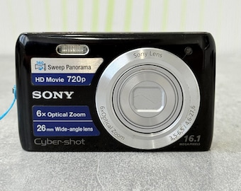 Sony Cyber-shot DSC-W510: Black 12.1MP Digital Camera Y2K (SD 32