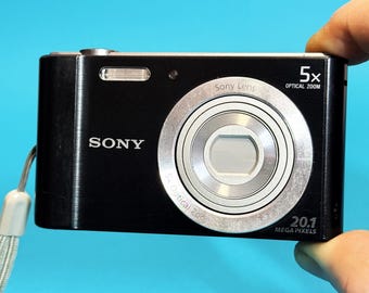 Sony Cybershot DSC-W810: 20.1MP - Black Digital Camera (SD 8GB) - Etsy