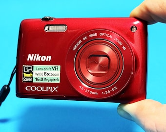 Nikon COOLPIX L820 16.0MP Digital Camera Red - Etsy