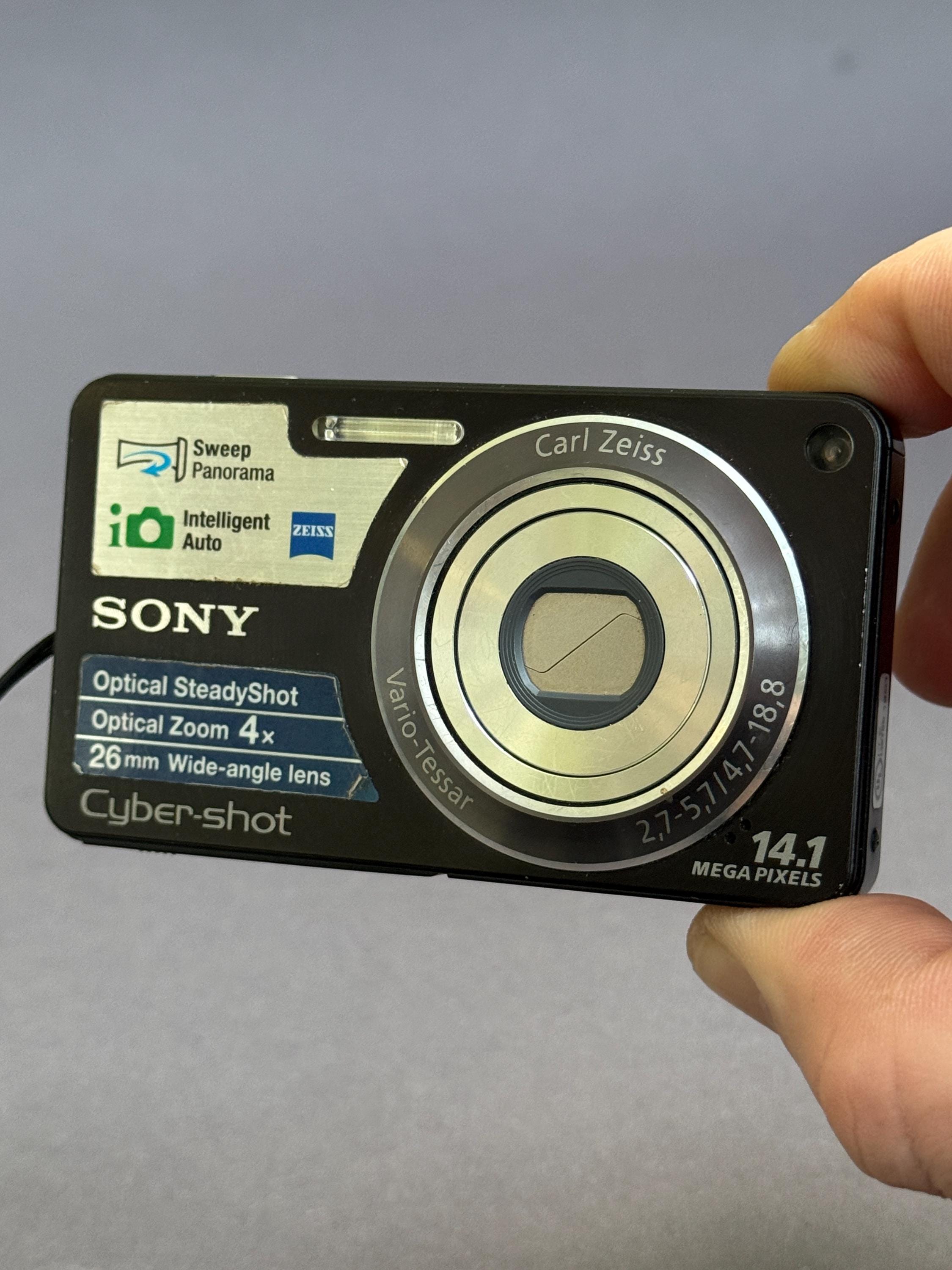 Sony Cyber-shot DSC-W350: Black 14.1MP Compact Digital Camera