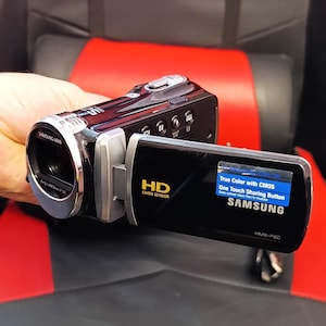 Samsung HMX-F90BP camcorder digitale videocamera SD 32 GB - met oplader - getest