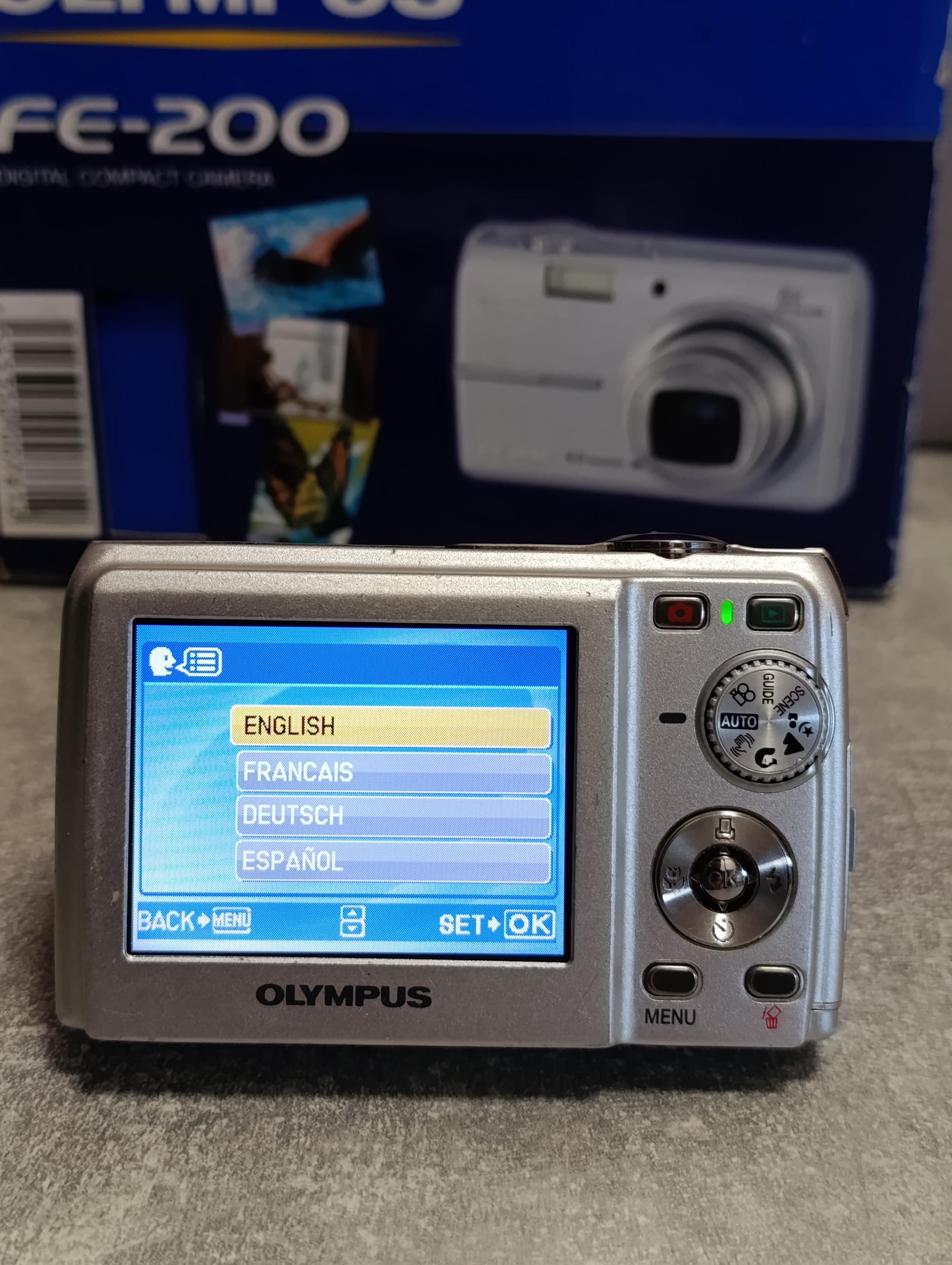 Olympus FE-200: Silver 6.0MP Compact Digital Camera - Etsy