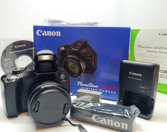 Canon PowerShot SX40 HS: ブラック 12.1 MP デジタルカメラ (新カメラ