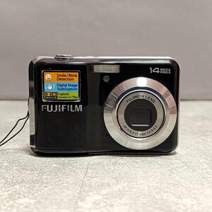 Fujifilm Finepix AV230 14mp Compact Digital Camera Black Tested W