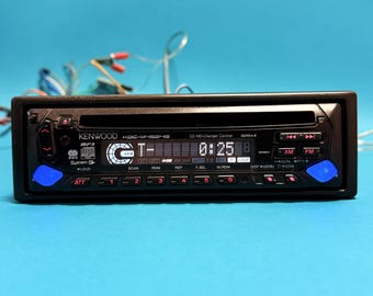 車 ALPINE CDA-9851J CDヘッドユニット 1DIN リモコン付