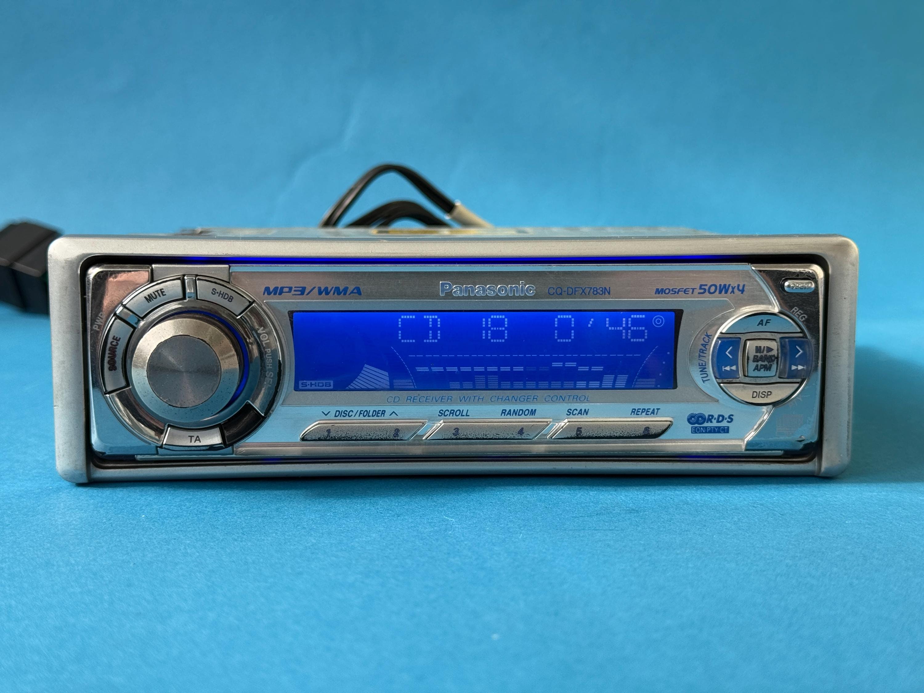 Panasonic CQ-DFX783N Car CD Player Stereo Radio Detachable Face
