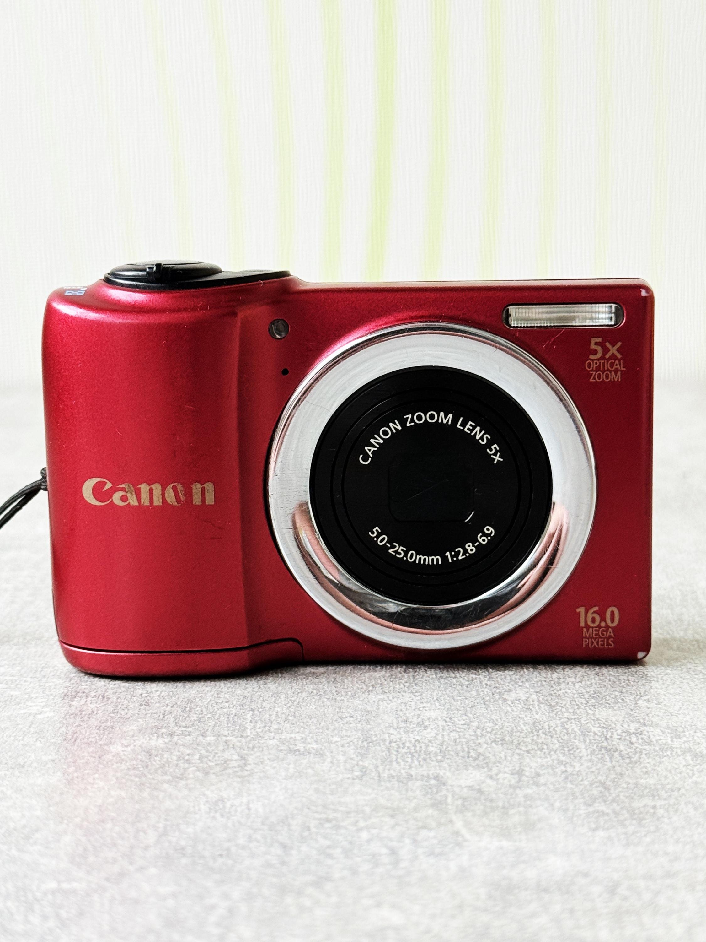 Sample Canon A810 Hd Canon Powershot A810 16MP Red Digital Camera Compact Tested India