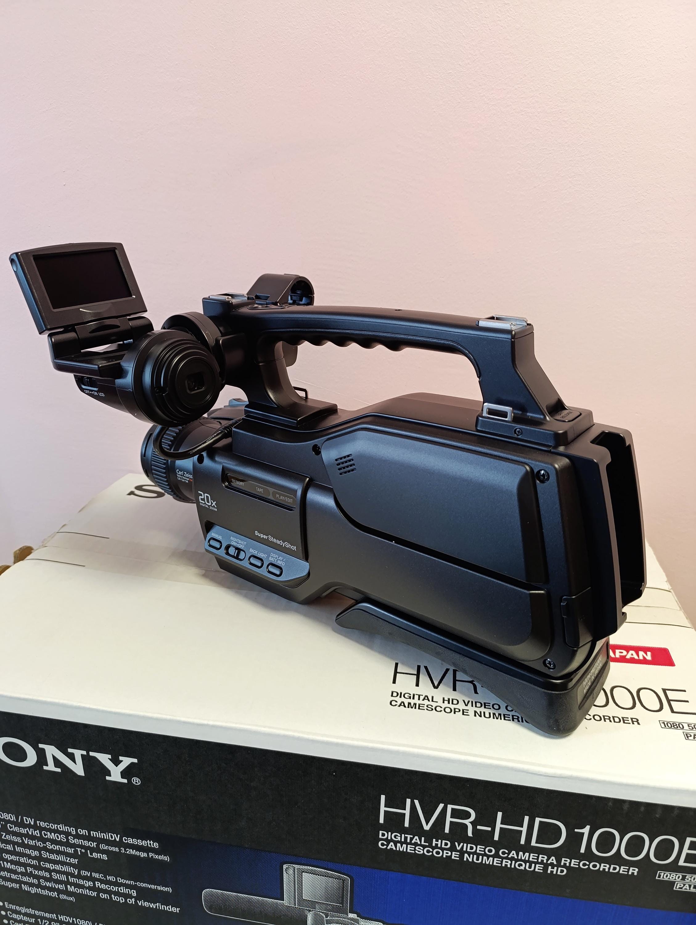 NEW Sony HVR-HD1000E HDV Digital Hd 1080i Video Camera Recorder