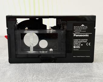 Panasonic VW-TCA7E Cassette Adaptor Converter Tape S-VHS Vhs VHS-C