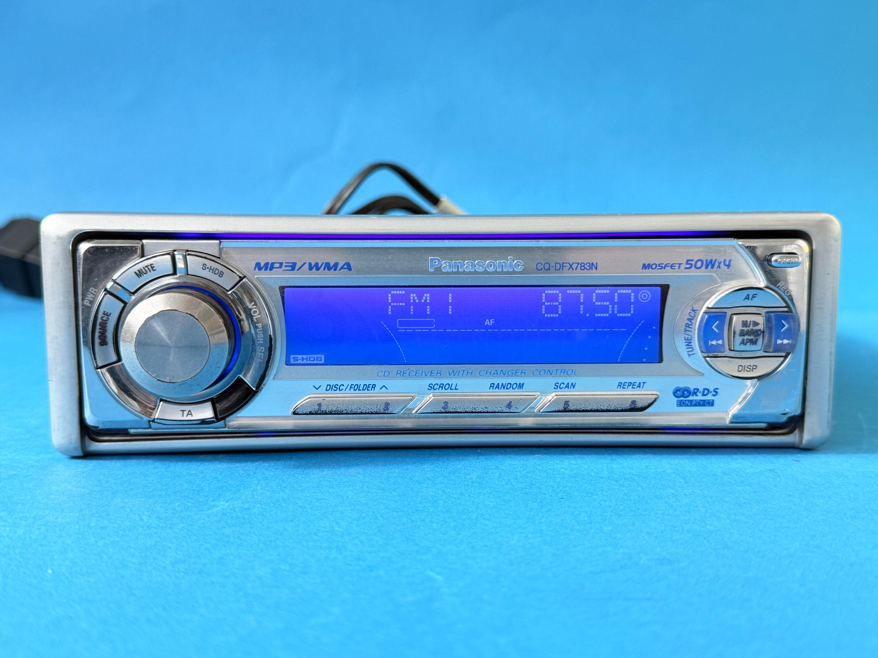 Panasonic CQ-DFX783N Car CD Player Stereo Radio Detachable Face