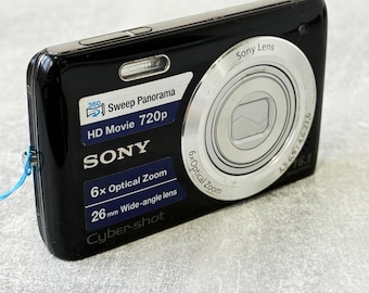 SONY Cyber-shot DSC-W320 Black 14.1 MP - Compact Digital Camera - Etsy