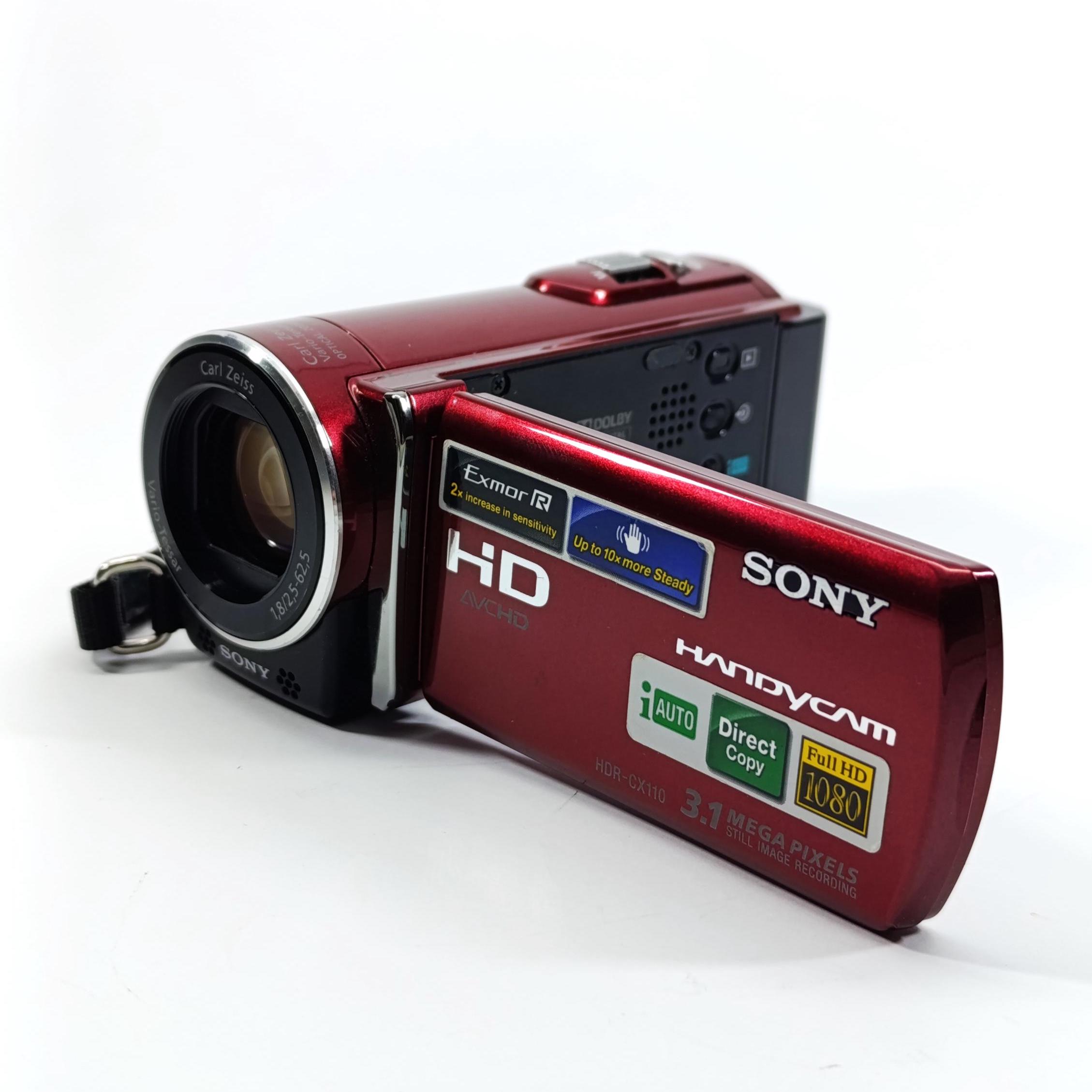 【美品】Sony Handycam HD 赤色 本体 SONY デジタルHDビデオカメラレコーダー CX170 HDR-CX170/R