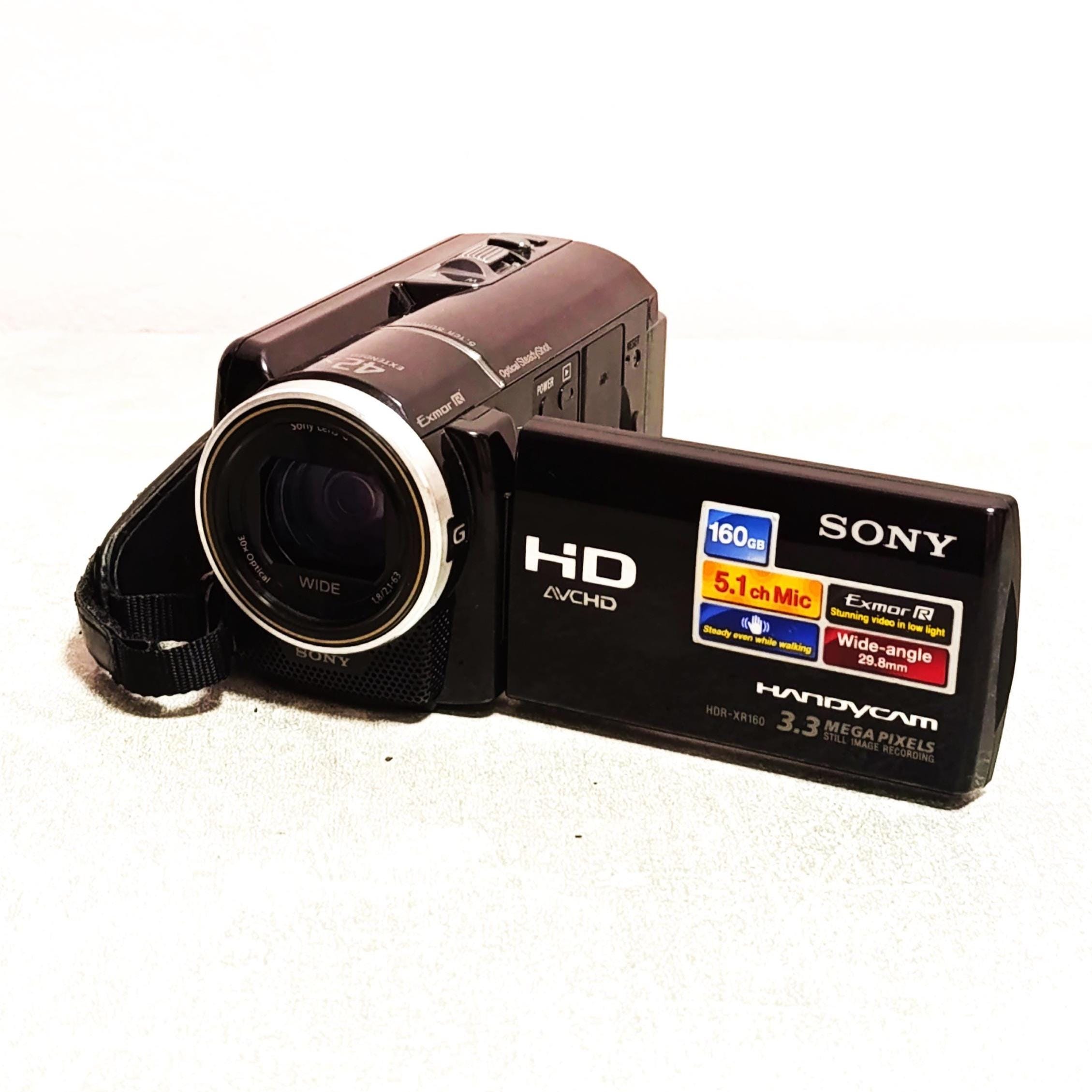 Sony Handycam HDR-XR160 HD Digital Video Camera HDD 160 Gb - Black