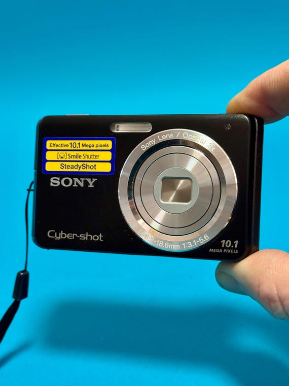 Sony DSC-W180 Black 10.1 MP: Digital Still Camera - Etsy