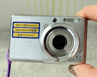Sony Cyber-shot DSC-W200: 12.1MP Digital Camera - Silver - Etsy