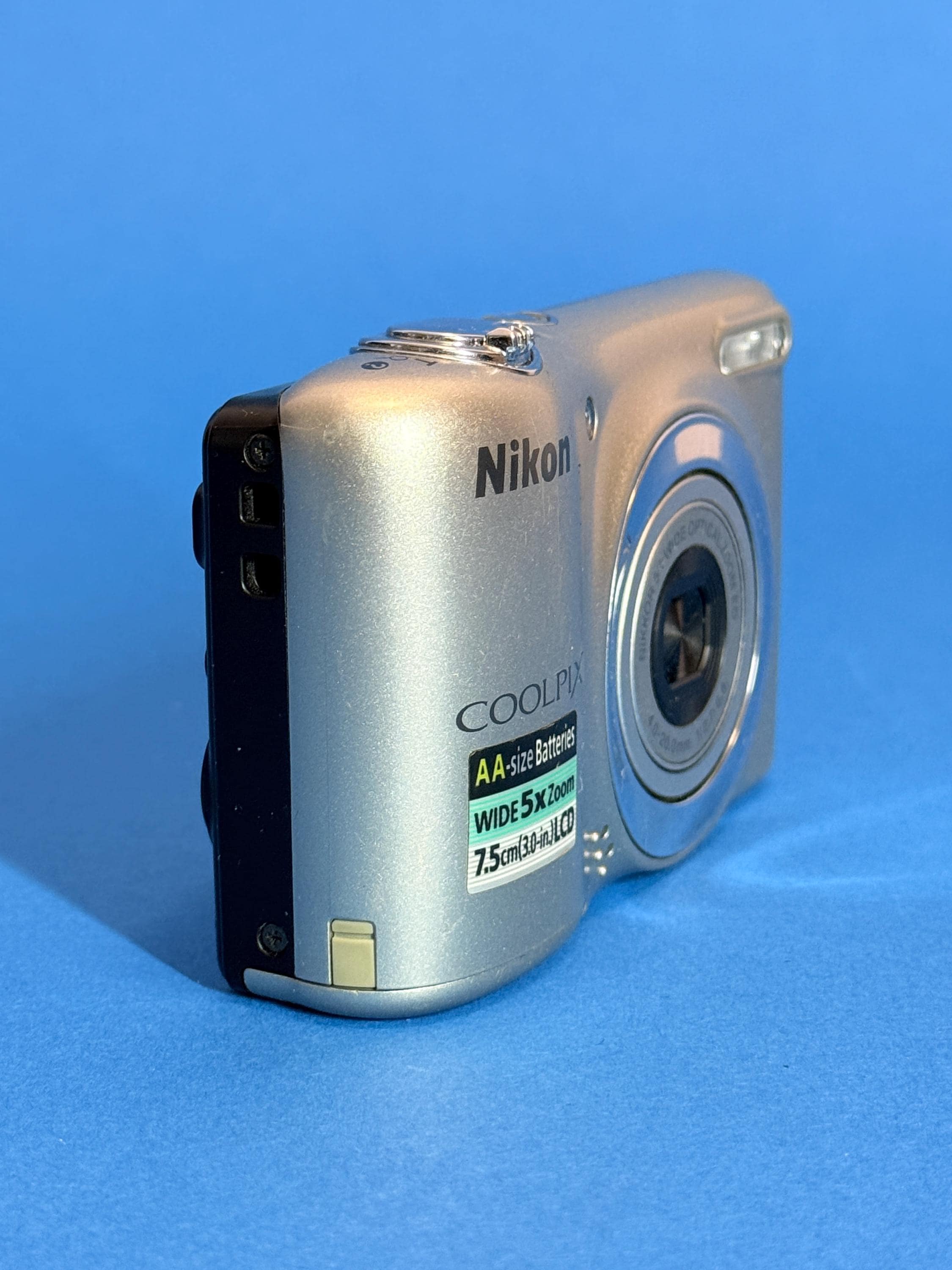 Nikon Coolpix L25 Silver Digital Camera: 10.1MP, 5x Optical Zoom