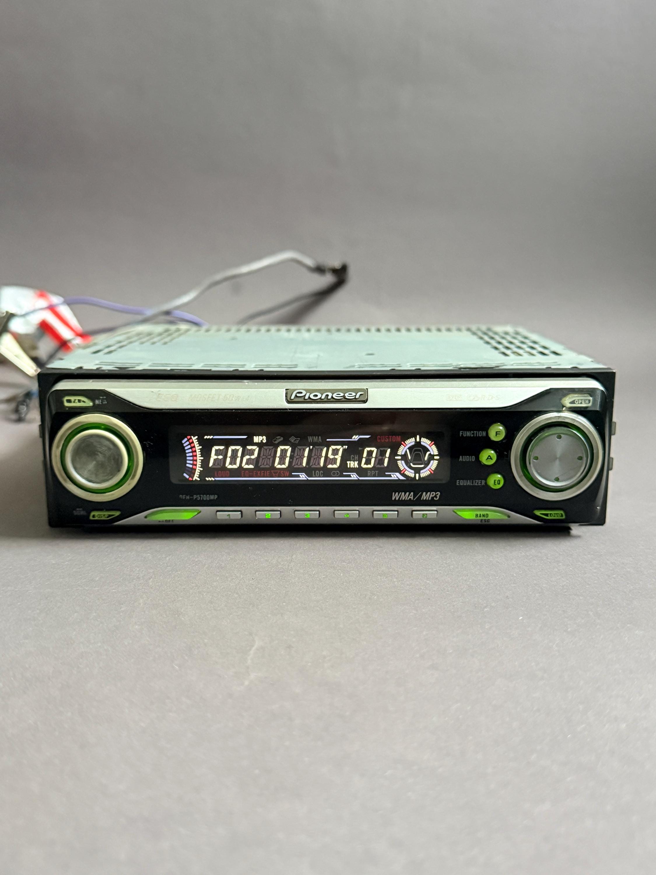 Pioneer DEH-P5700MP Car Stereo: Cd, Mp3, Wma Player, Rds Tuner - Etsy