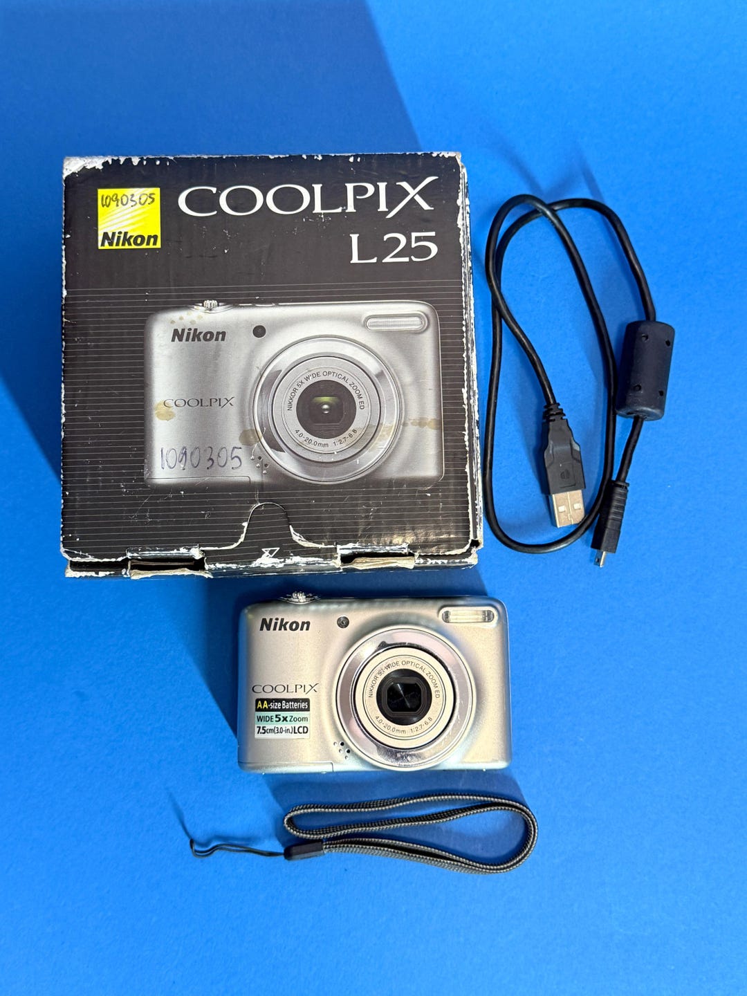 Nikon Coolpix L25 Silver Digital Camera: 10.1MP, 5x Optical Zoom
