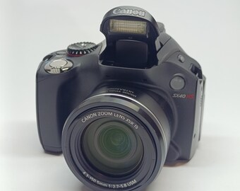 Canon PowerShot SX40 HS: ブラック 12.1 MP デジタルカメラ (新カメラ