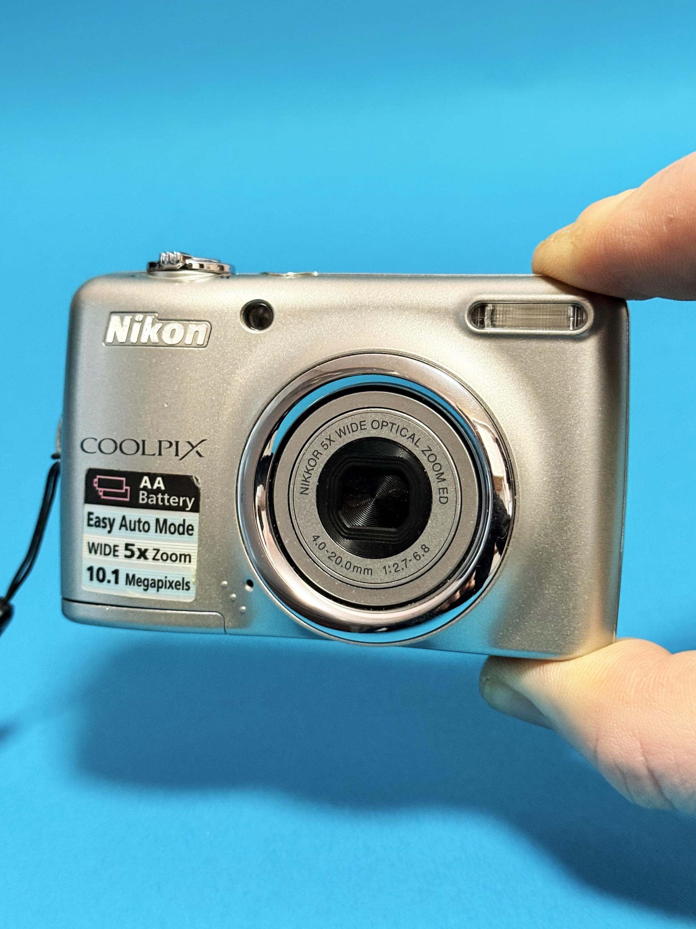 Nikon Coolpix L23 – 10.1MP Compact Digital Camera – Silver Point