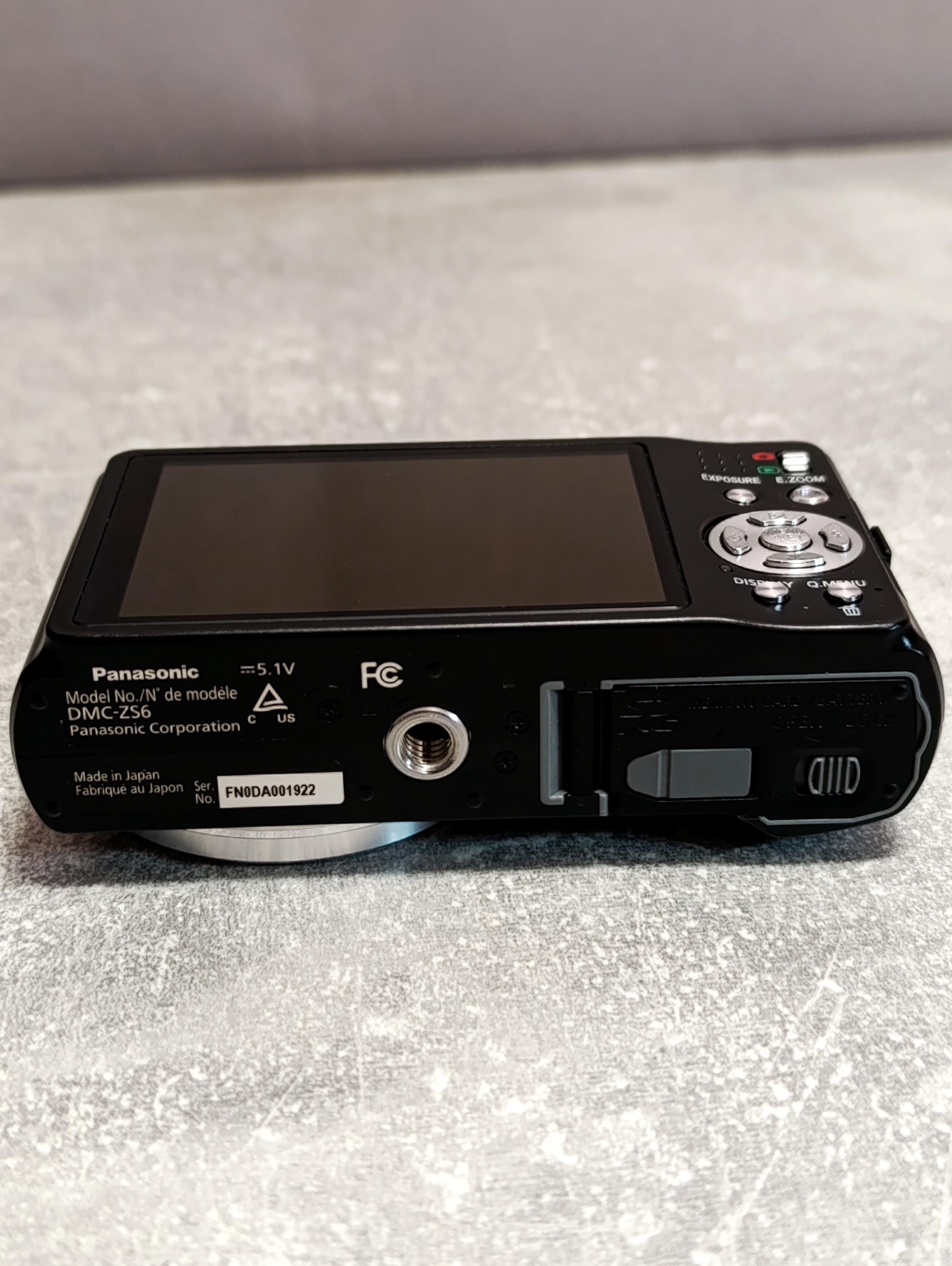 Panasonic Lumix DMC-TZ9 (ZS6): Black 14.1 MP Compact Digital