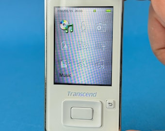 Lettore MP3 Transcend MP870 da 8 GB: touchscreen, radio FM, video (cavo USB, custodia)