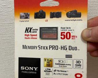 RARE! Vintage Sony Memory Stick Pro DUO 256mb MSX-M256S/X