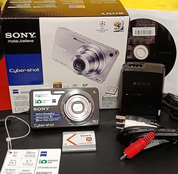 Sony Cyber-shot DSC-W350 14.1MP Digital Camera - Pink with