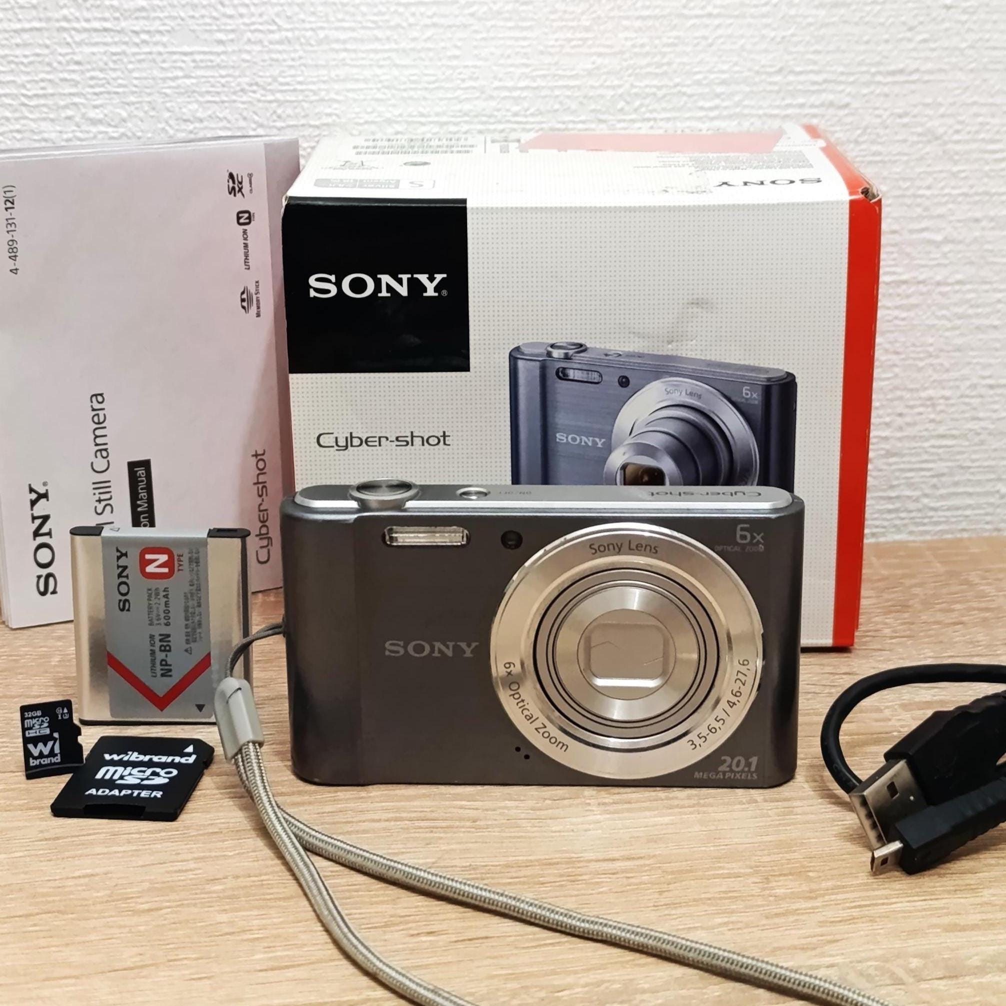 Sony Cybershot DSC-W810: Silver 20.1MP Digital Camera - Etsy Hong Kong