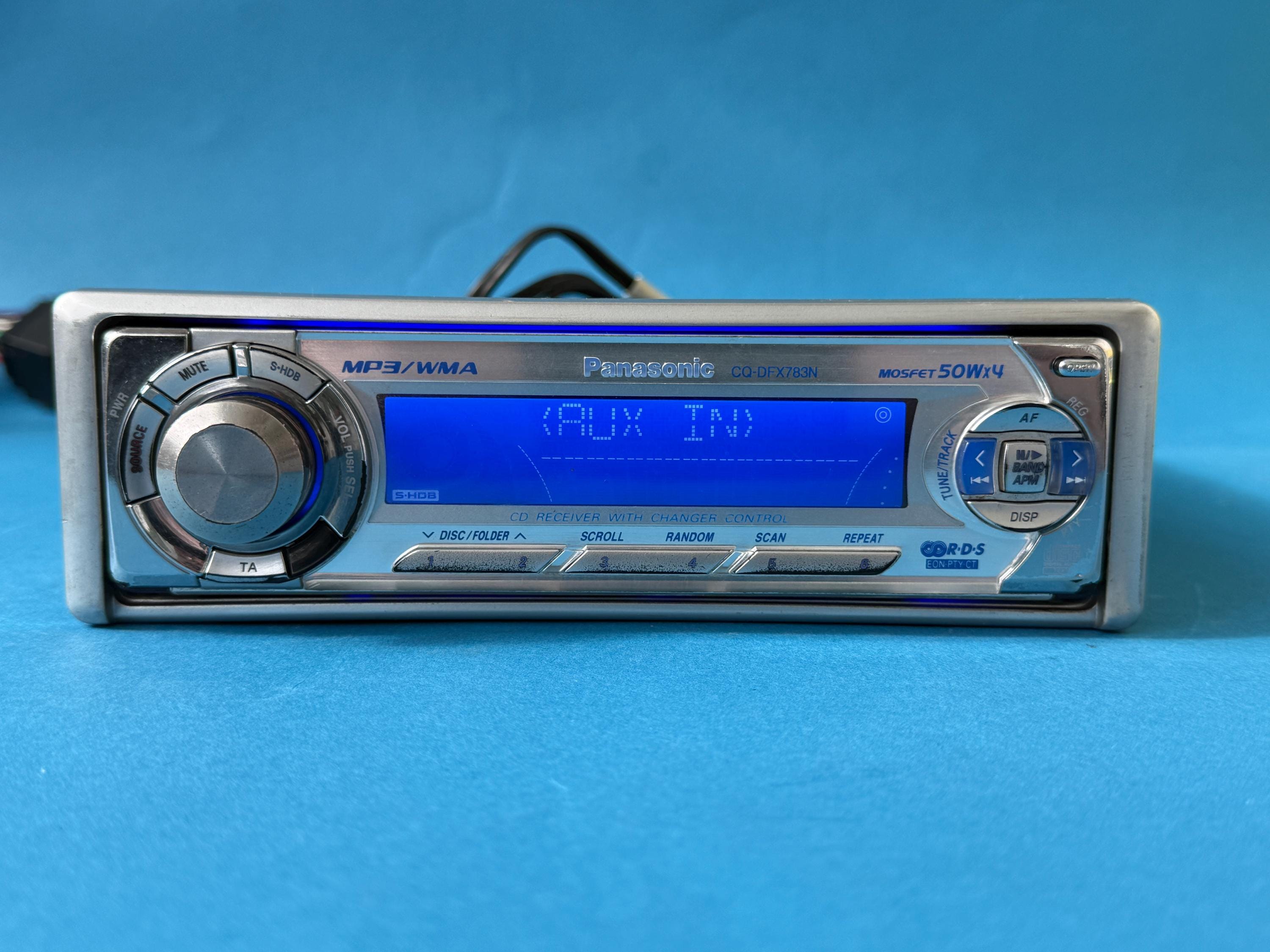 Panasonic CQ-DFX783N Car CD Player Stereo Radio Detachable Face