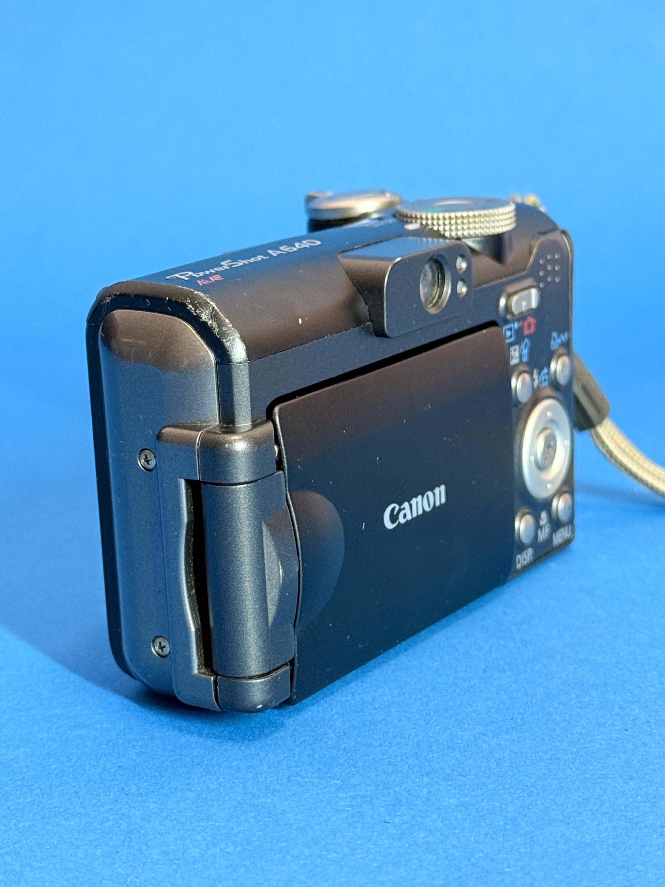 Canon Powershot A640 Digital Camera 10.1MP / Flip-out Display