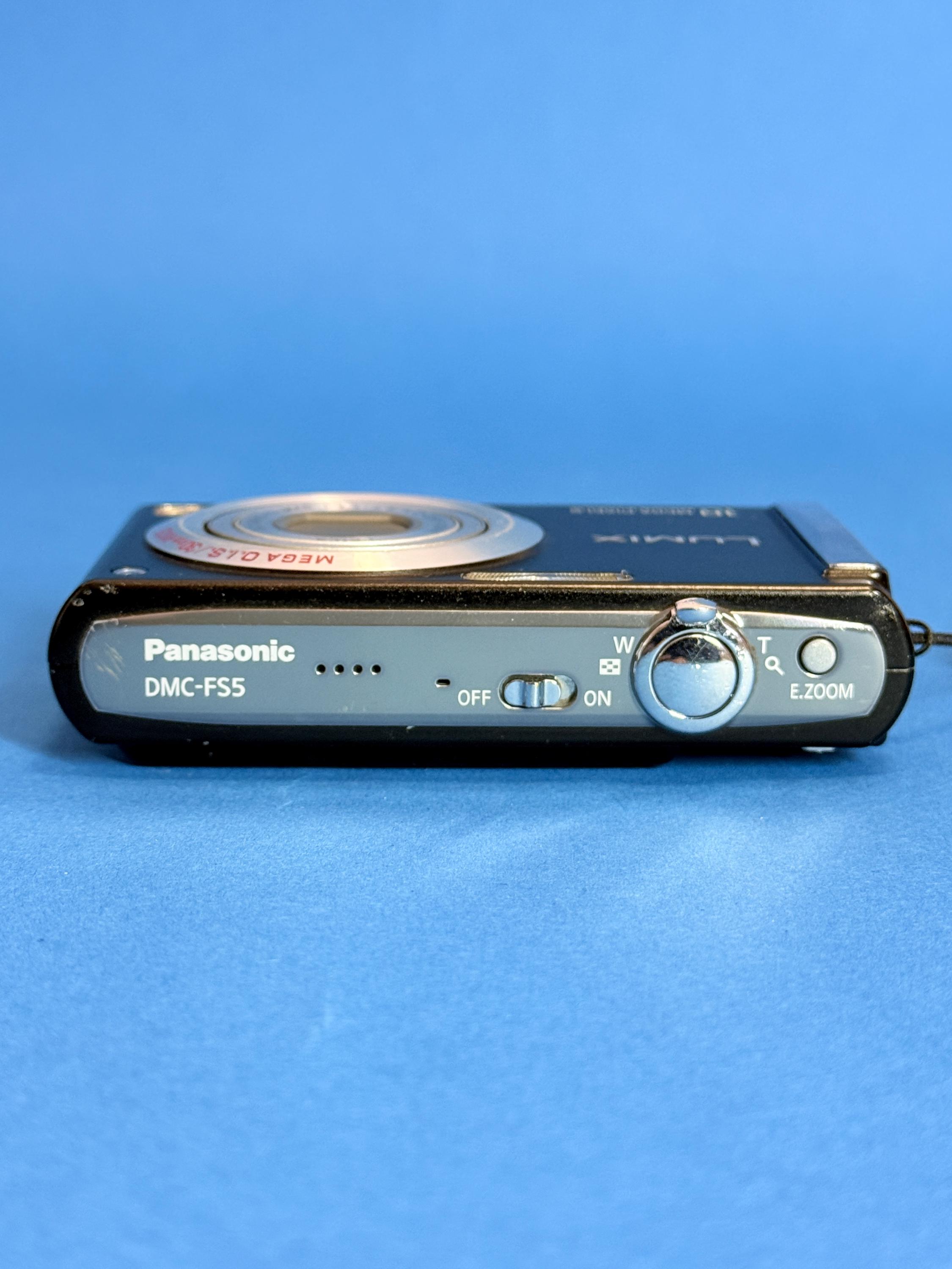 Panasonic Lumix DMC-FS5 – Appareil Photo Compact, état Neuf, Avec Accessoires