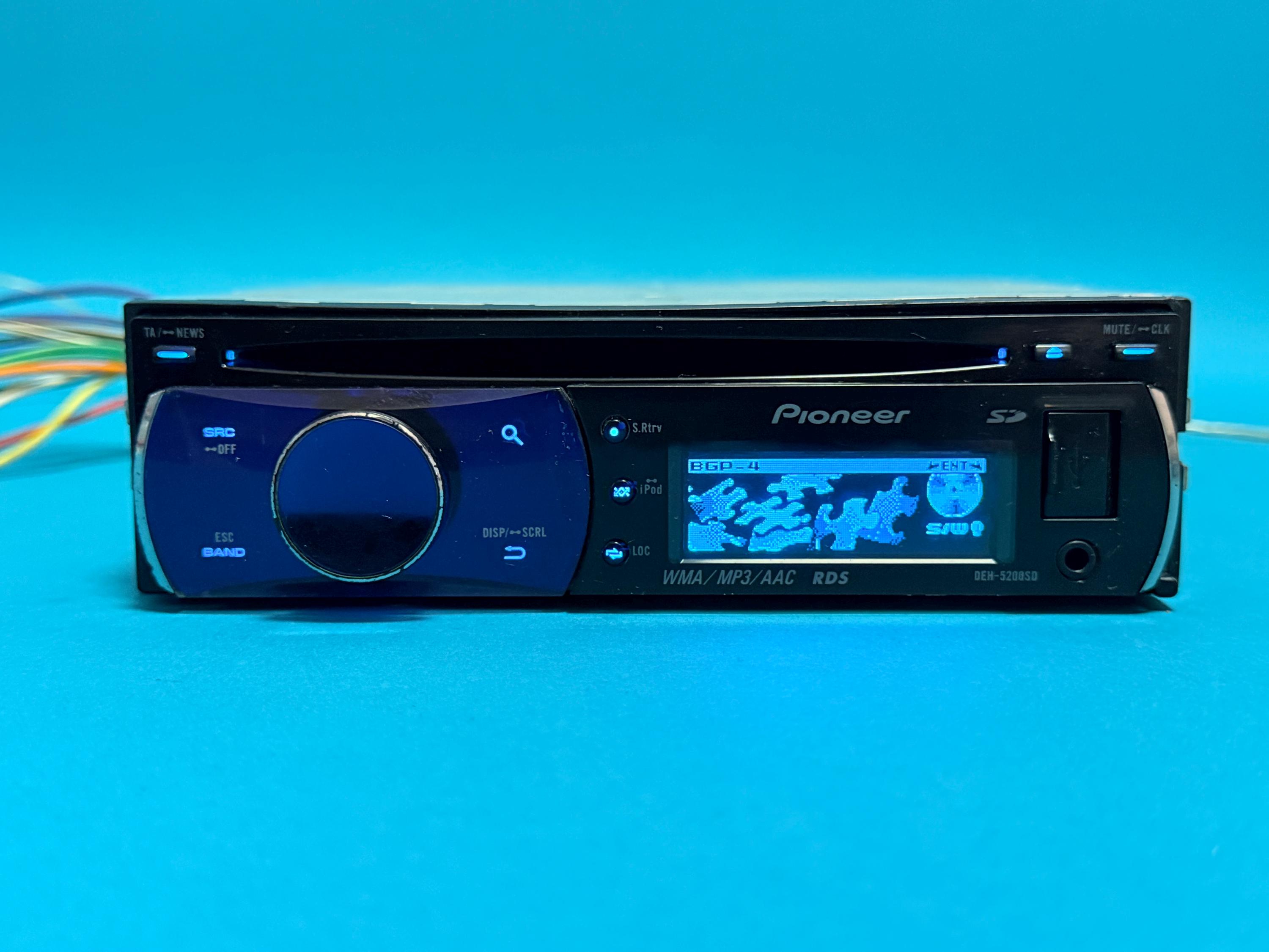 Pioneer DEH-5200SD Car Stereo CD Receiver – Tested & Working