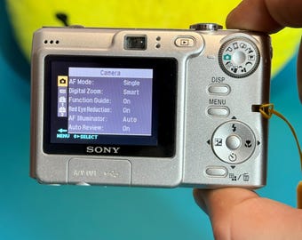 Sony Cybershot DSC-W35 7.2 MP Compact Digital Camera ~ Silver - Etsy