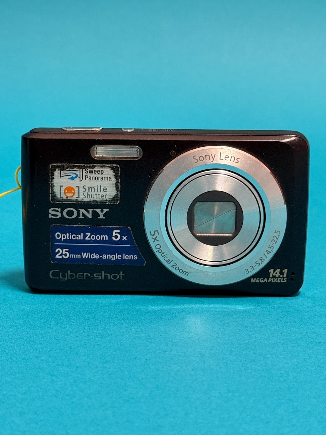 Sony Cyber-shot DSC-W520: Black 14.1MP Digital Camera Y2K (SD 32