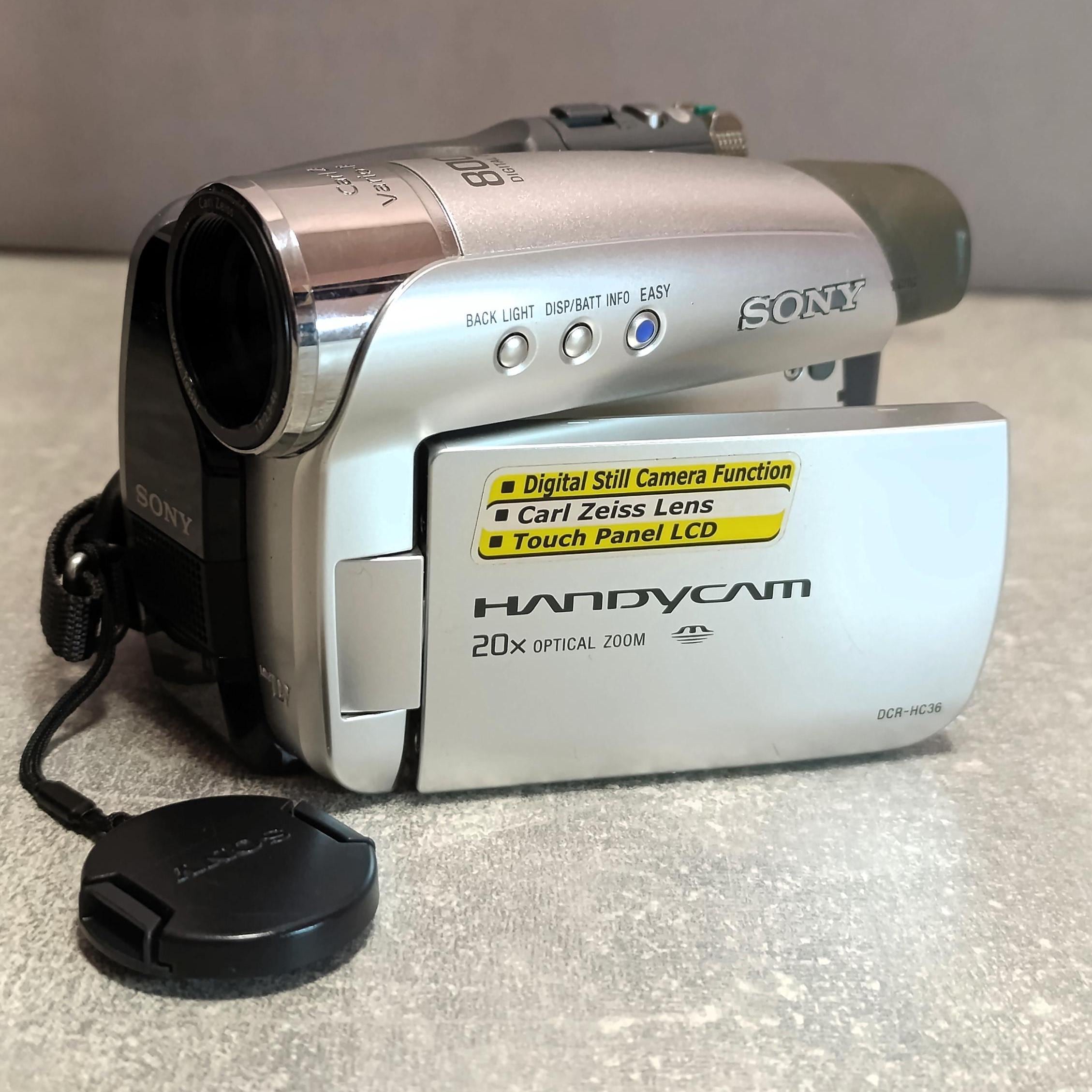 Sony DCR-HC36E Minidv Handycam Camcorder Video Camera - With Bag