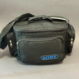 Sony Bag Vintage Camera Bag Large Camera Bag Rare Shoulder Bag-Perfect Condition