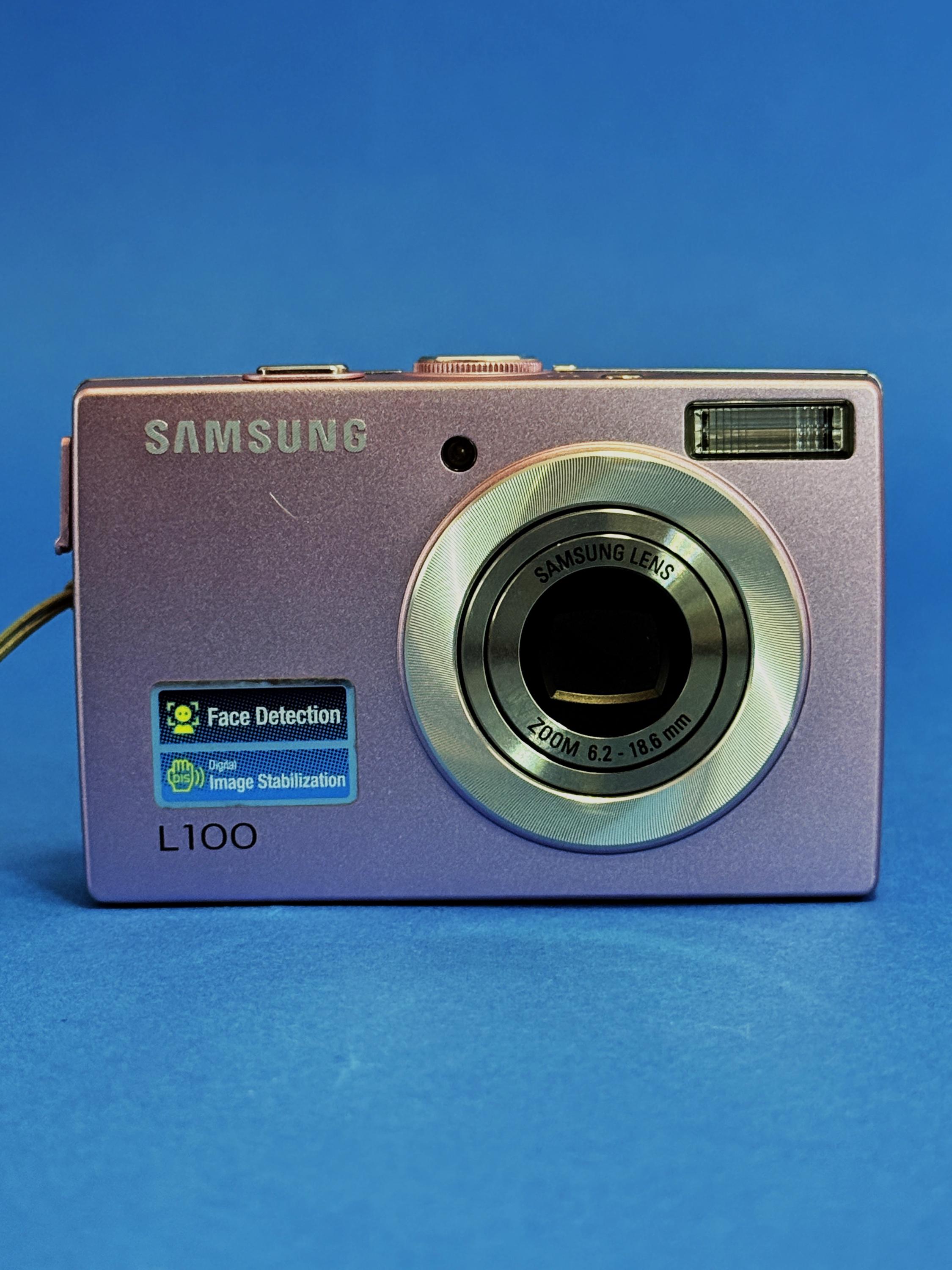 Samsung L100 Pink 8.2 MP Digital Camera | Vintage Point & Shoot