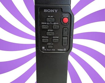 Sony RMT-708 Remote Control Original Tested and Working - Etsy