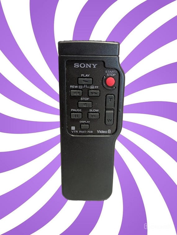 Remote ソニー　RMT-708 Control Etsy - Working and Tested - 8 Video 708 - RMT VTR Sony その他