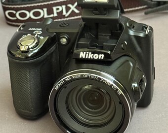 Nikon Coolpix L830 16 MP Black / Digital Camera With a Flip