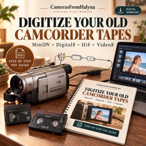 Hur man digitaliserar videokameraband | MiniDV, Hi8 och Video8 PDF-guide