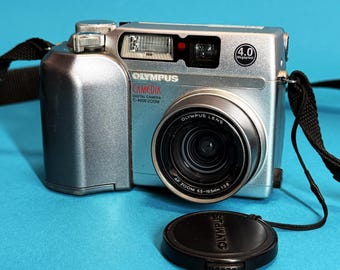 Olympus FE-200: Silver 6.0MP Compact Digital Camera - Etsy