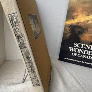 Vintage salontafelboek Scenic Wonders Of Canada: geïllustreerde gids voor onze natuurlijke pracht | Fotografieboek Woondecoratie | Ecologieboek