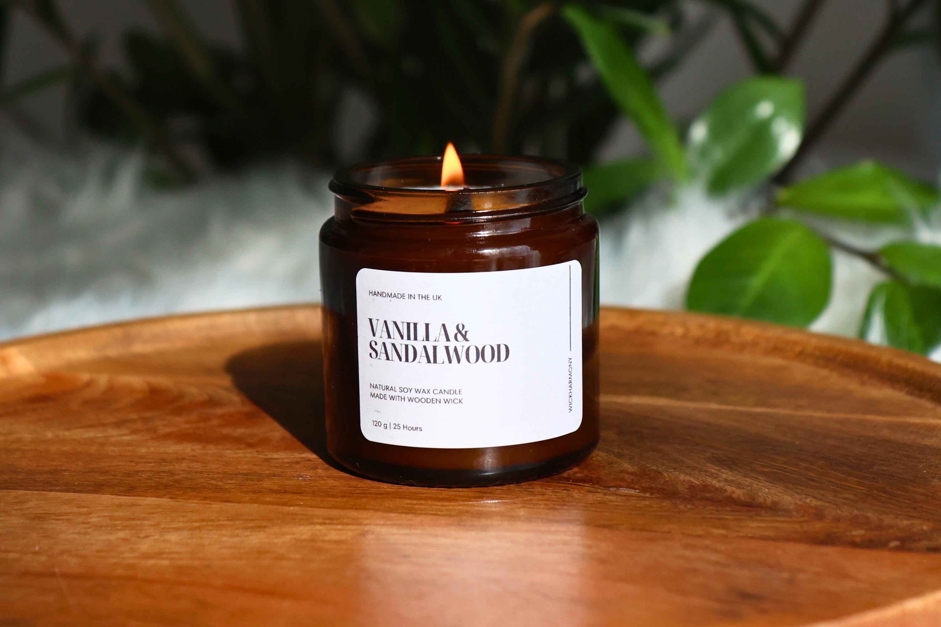 Handmade Scented Soy Candle – Wooden Wick, Cozy Home Decor - Etsy UK