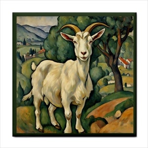 Goat Ceramic Tile Art Backsplash Home Wall Decor