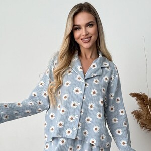 Floral Bridesmaid Pajamas Something  Bachelorette Party Theme PJs Bridesmaid Proposal Bridesmaid Getting Ready Outfit plussize size XL XXL
