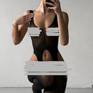 Black Jumpsuit Dancewear Photo Shoot Outfit Lace Leopard Bodysuit Adult One Piece Costume black lace bodystocking translucent bodysuit